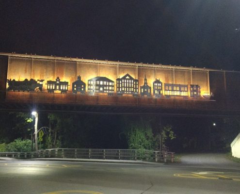 Waterbury Train Night