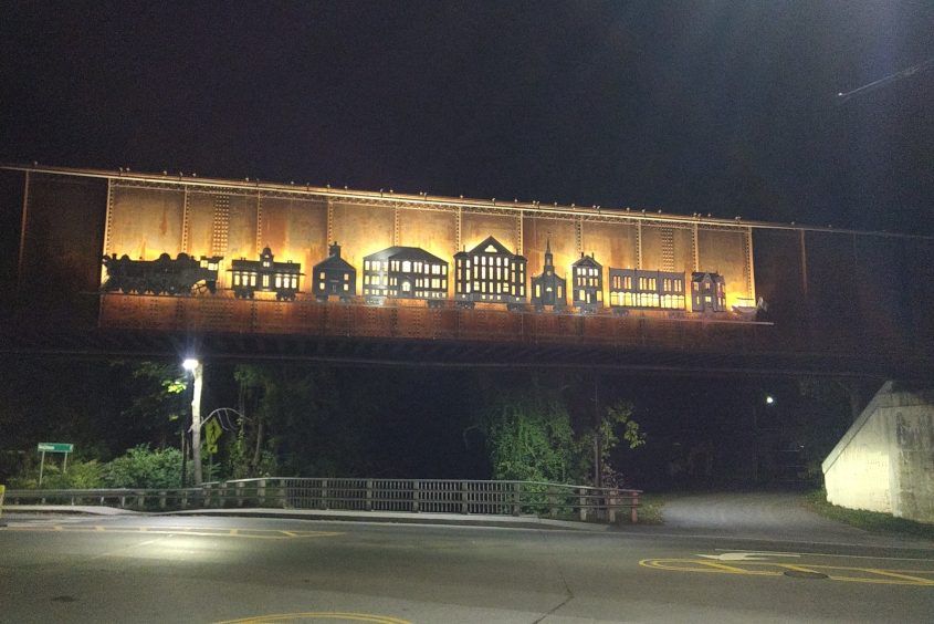 Waterbury Train Night