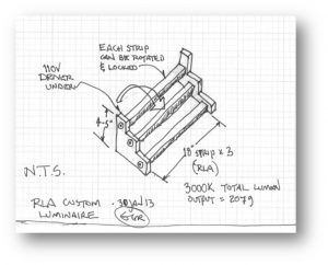 Sketch Custom LED Product Design